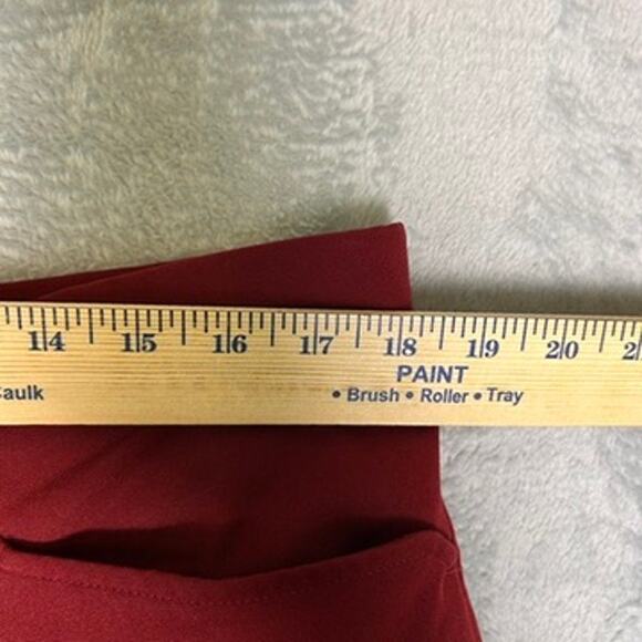 Sansabelt by Jaymar Dress Pants Mens 36 Mark Scot Collection Burgundy Tailored - Picture 5 of 8